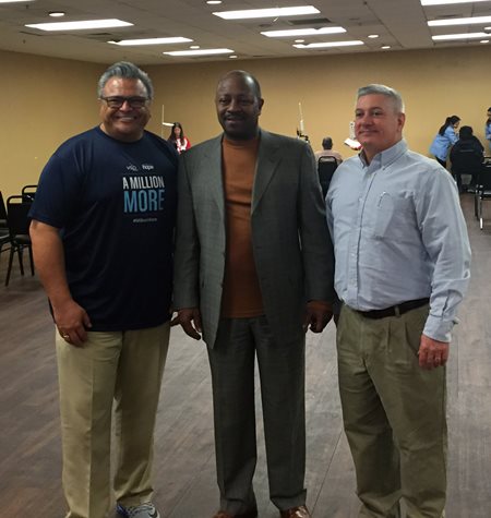 Chester Mayor Thaddeus Kirkland with john gaal