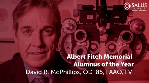 Albert Fitch Memorial Alumnus of the Year graphic