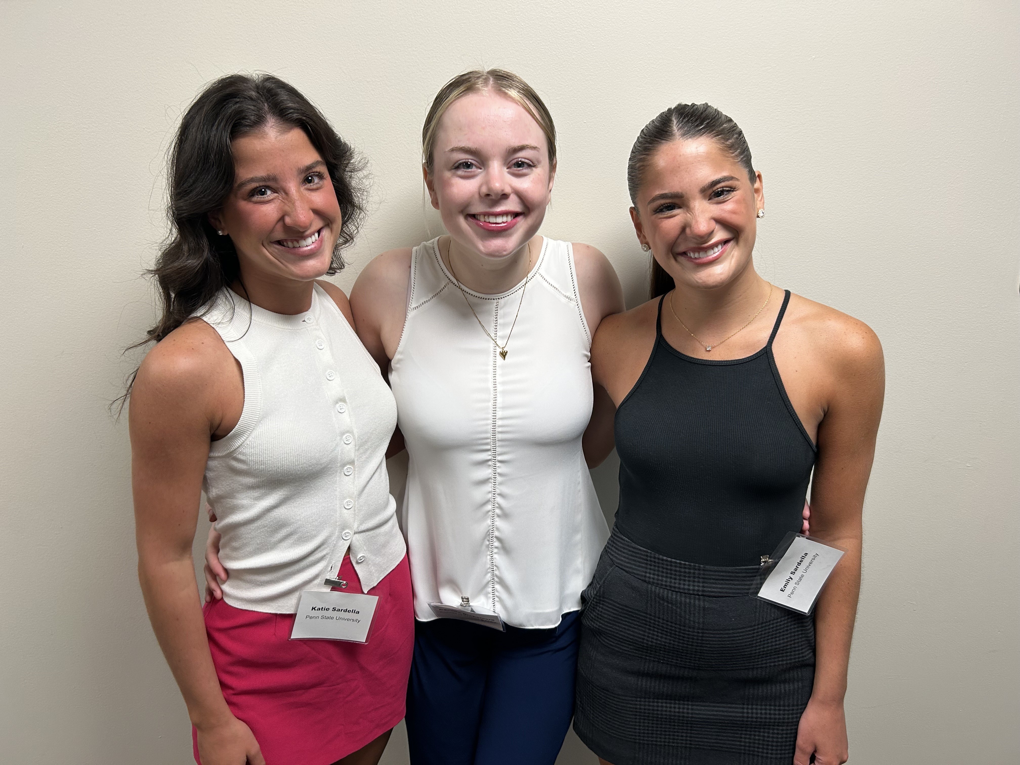 Sardella twins and Cmille Blakemore OLE students