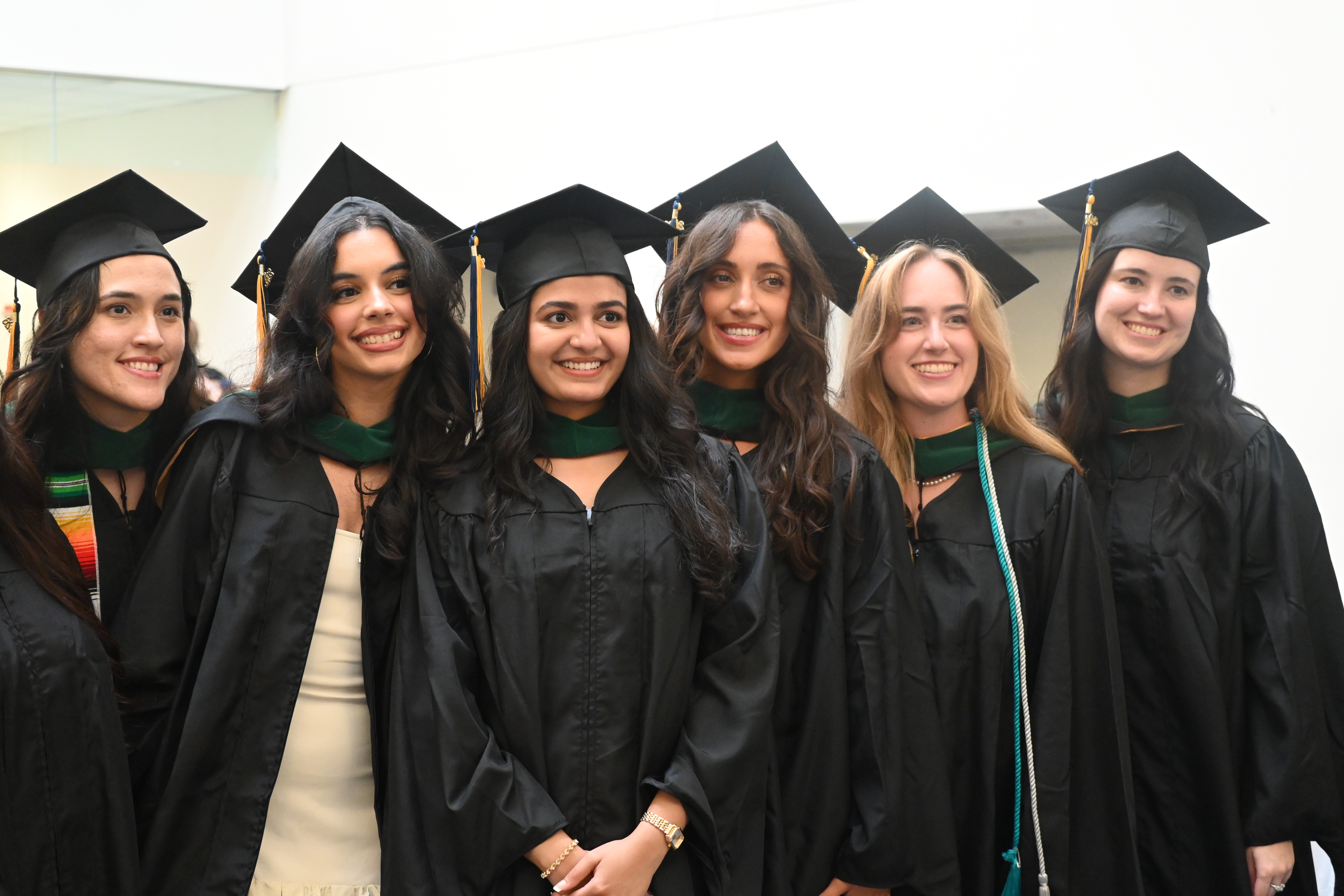 Group of women in caps and gowns pic