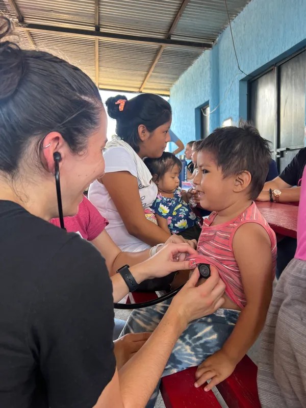 PA student gets smile from Guatemalan baby