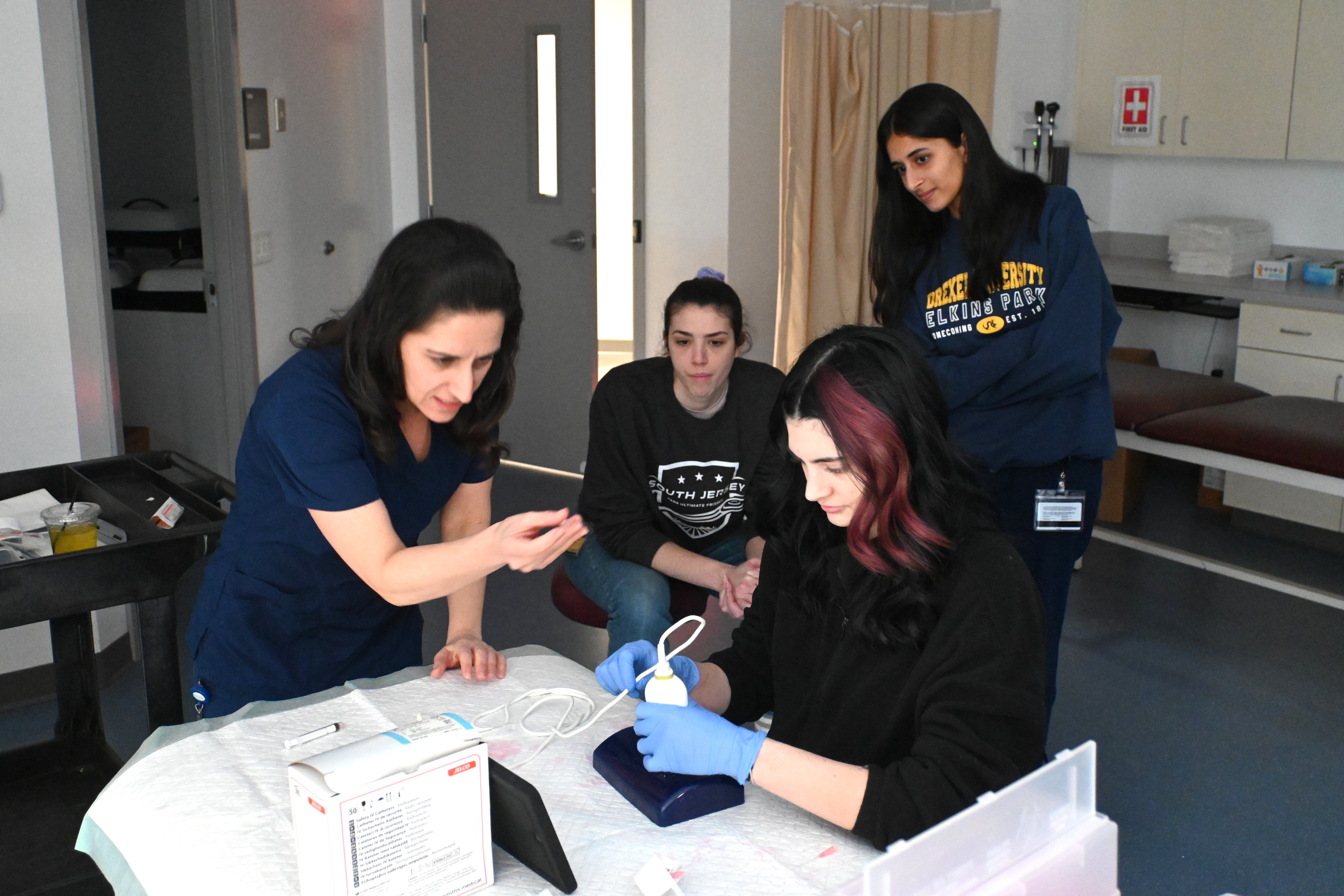 PA students in the lab pic1