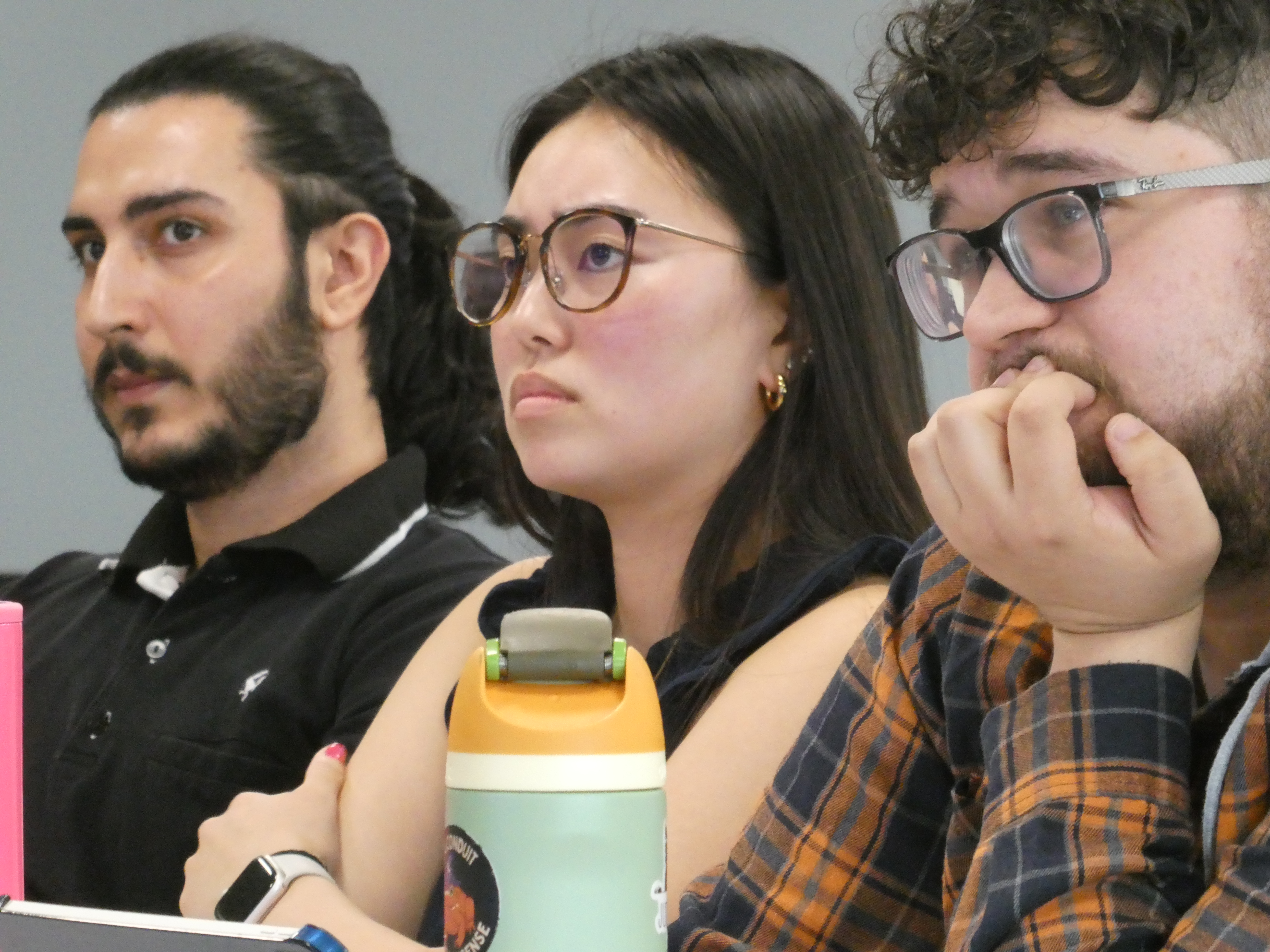 Quiz Bowl contestants concentrating pic3