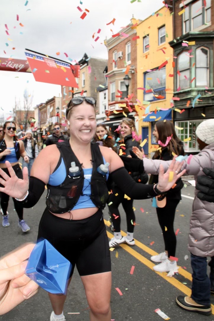 Rachel O'Brien finishing a marathon pic3