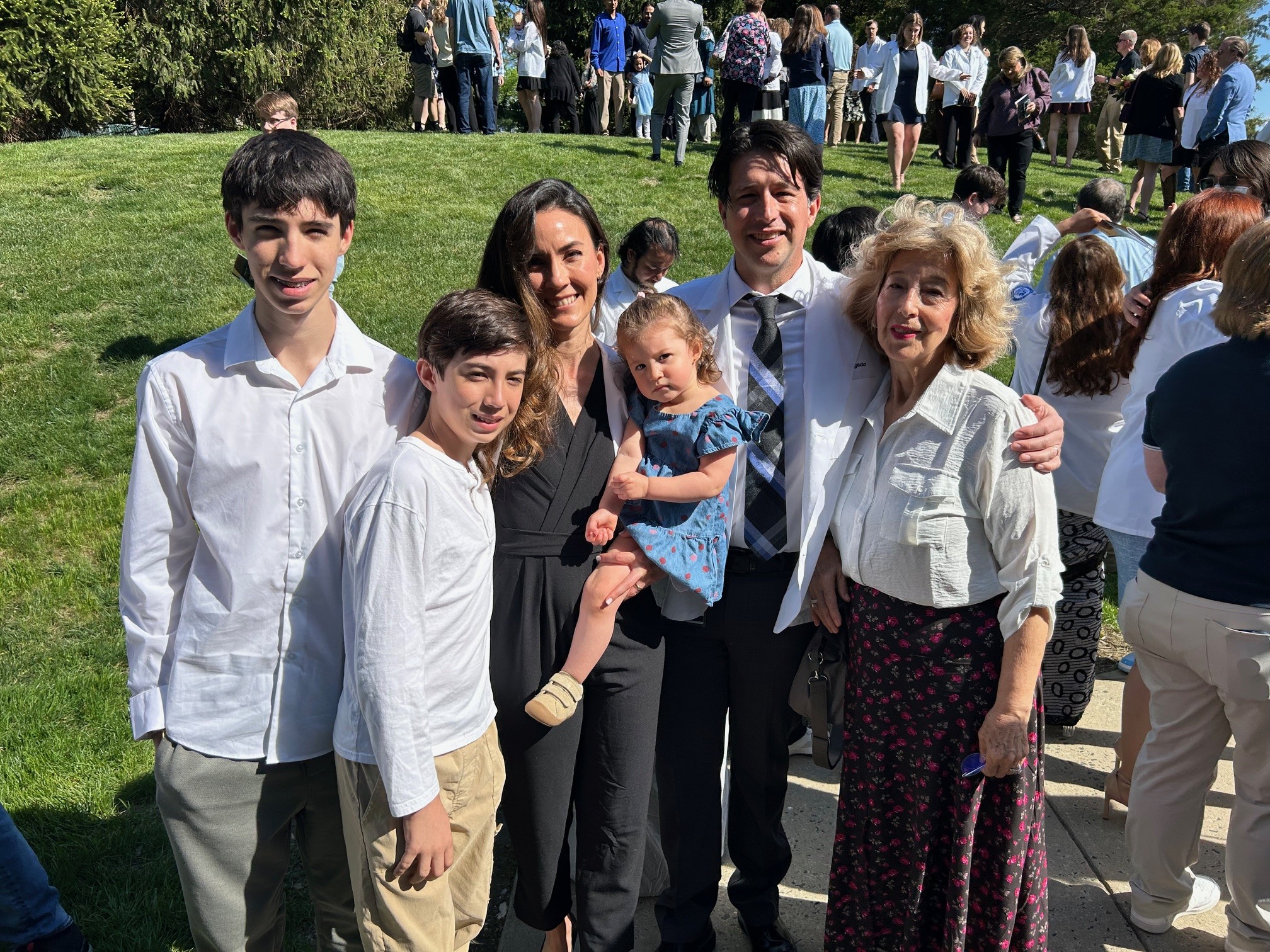 Delgado family White Coat pic1
