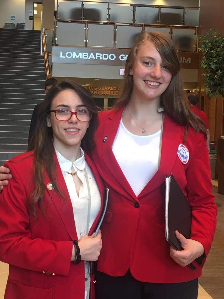 Ilaria Merone and friend