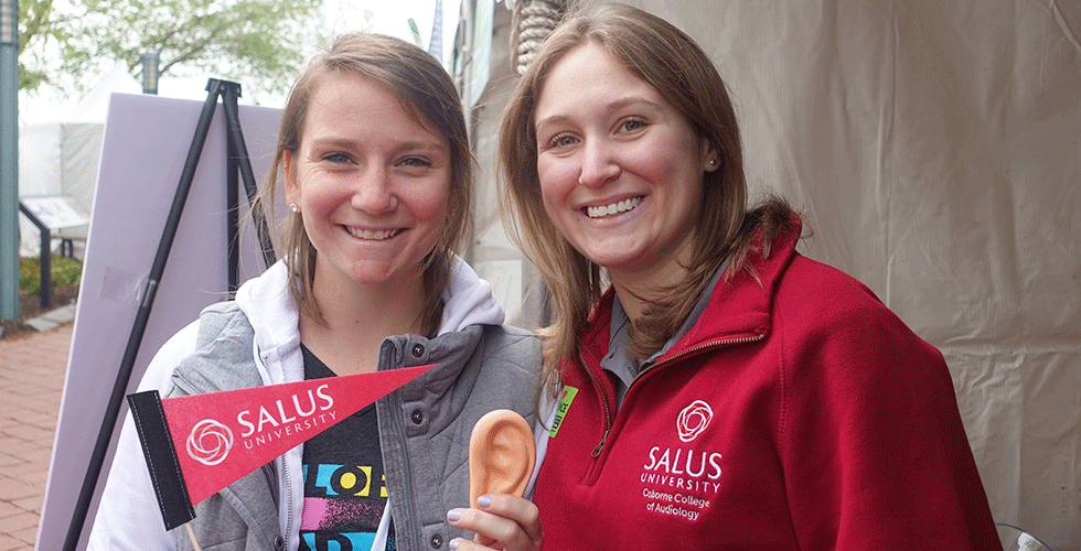students at the science festival