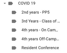email folder organization