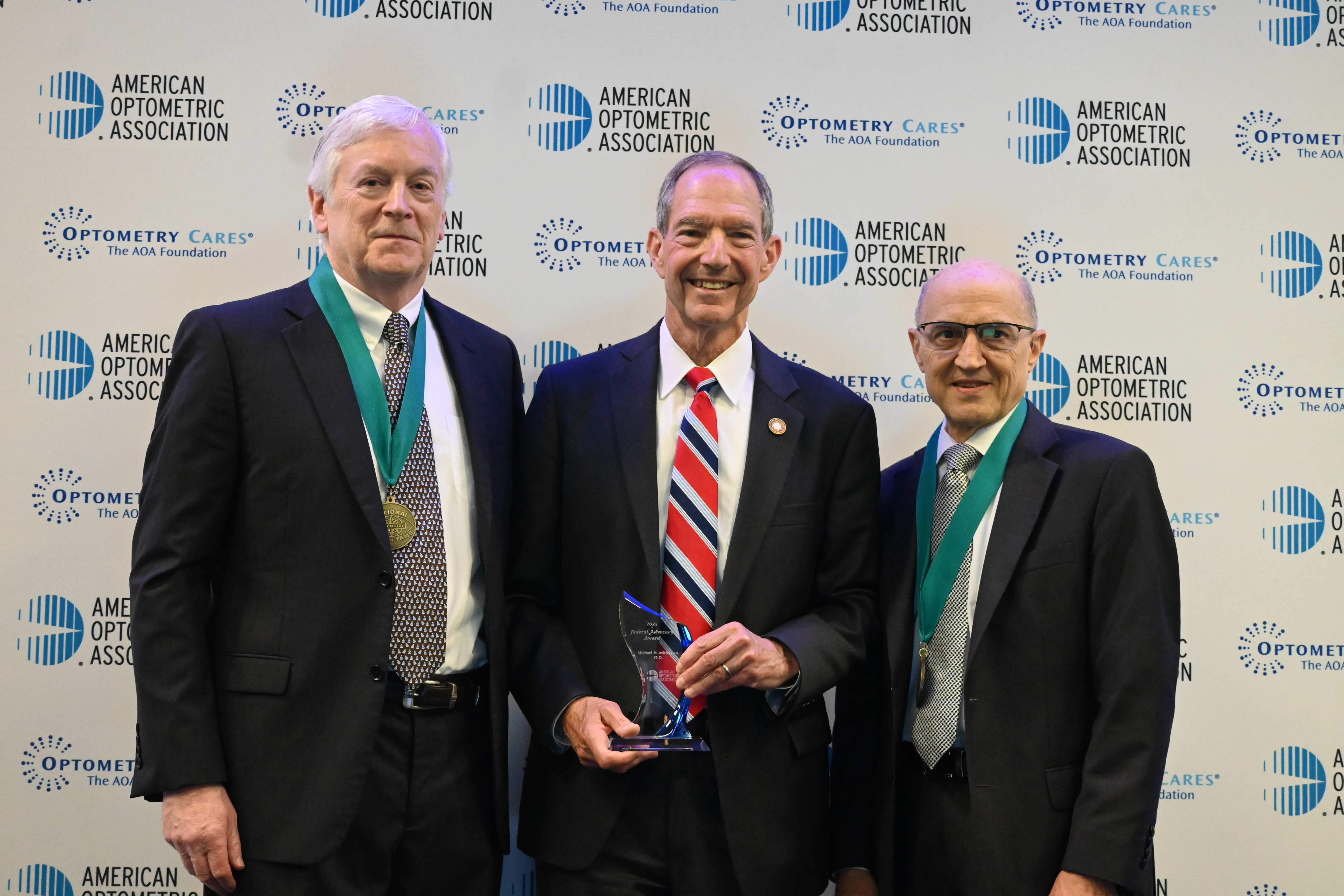 Shovlin, Mittelman,and Scheiman at AOA conference