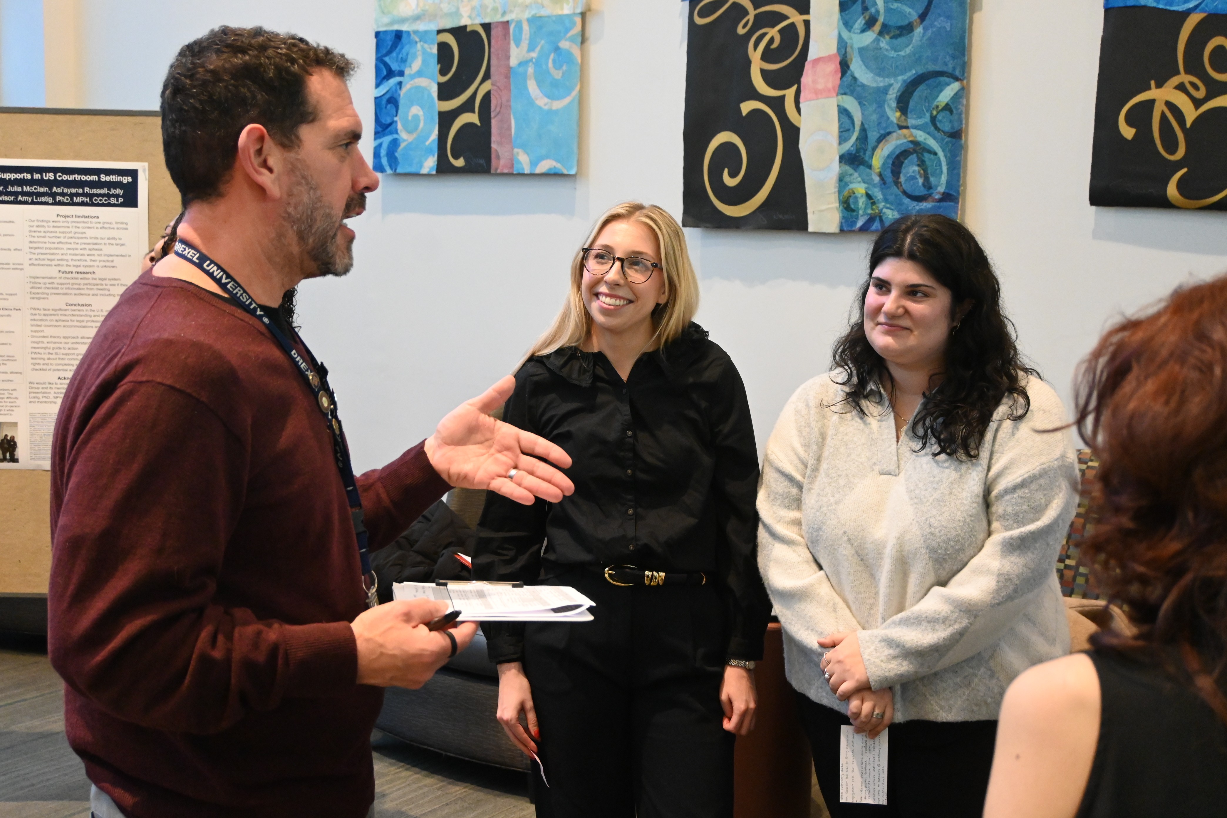 Bob Serianni with SLP Capstone students pic2