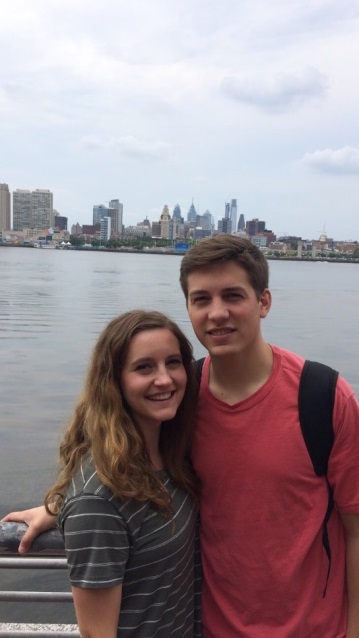 Cameron and a friend