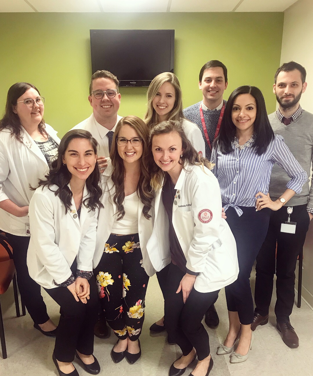 Chad with PCO students and facukty