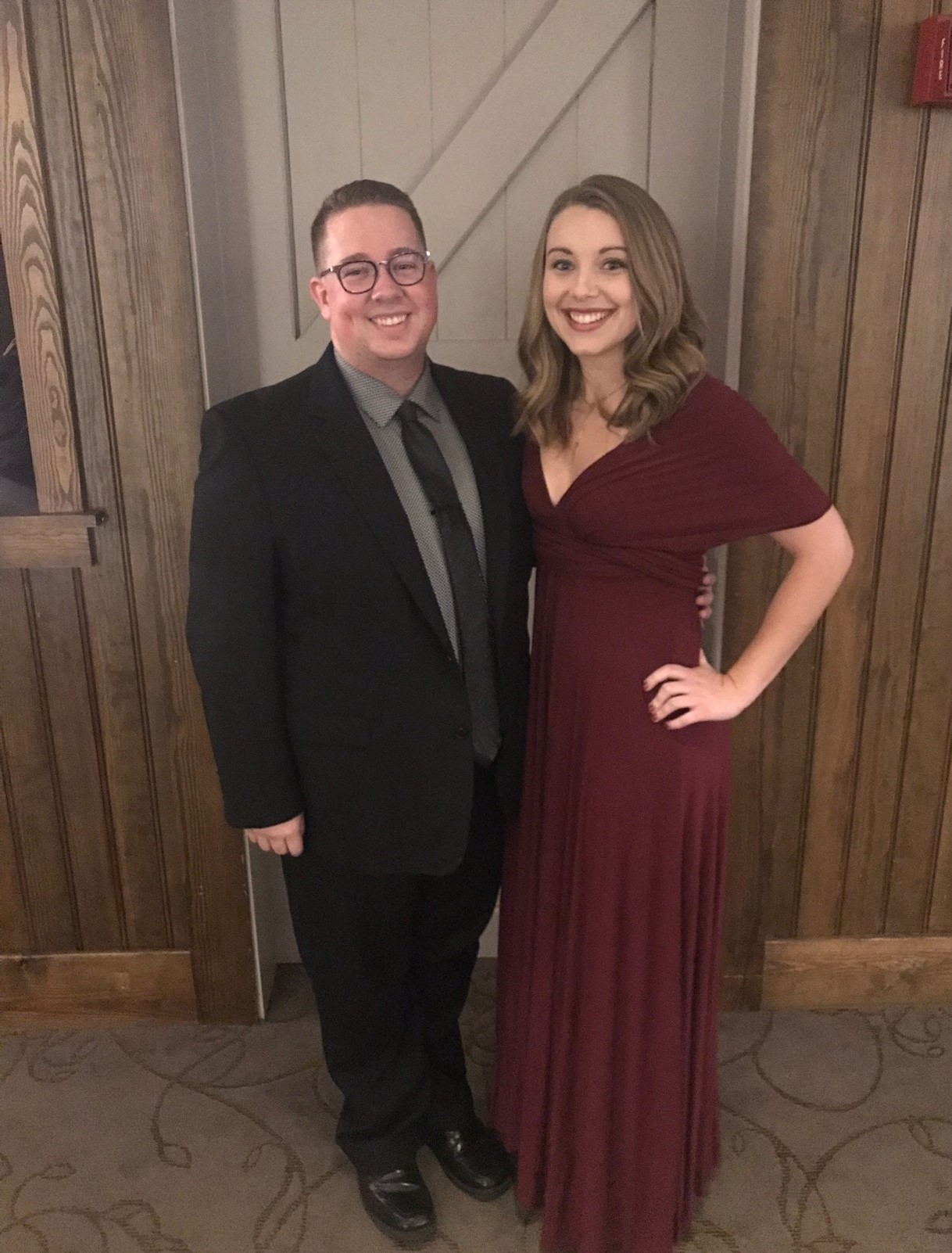 Chad and his friend at and event