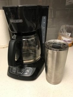 Isabela's coffee pot