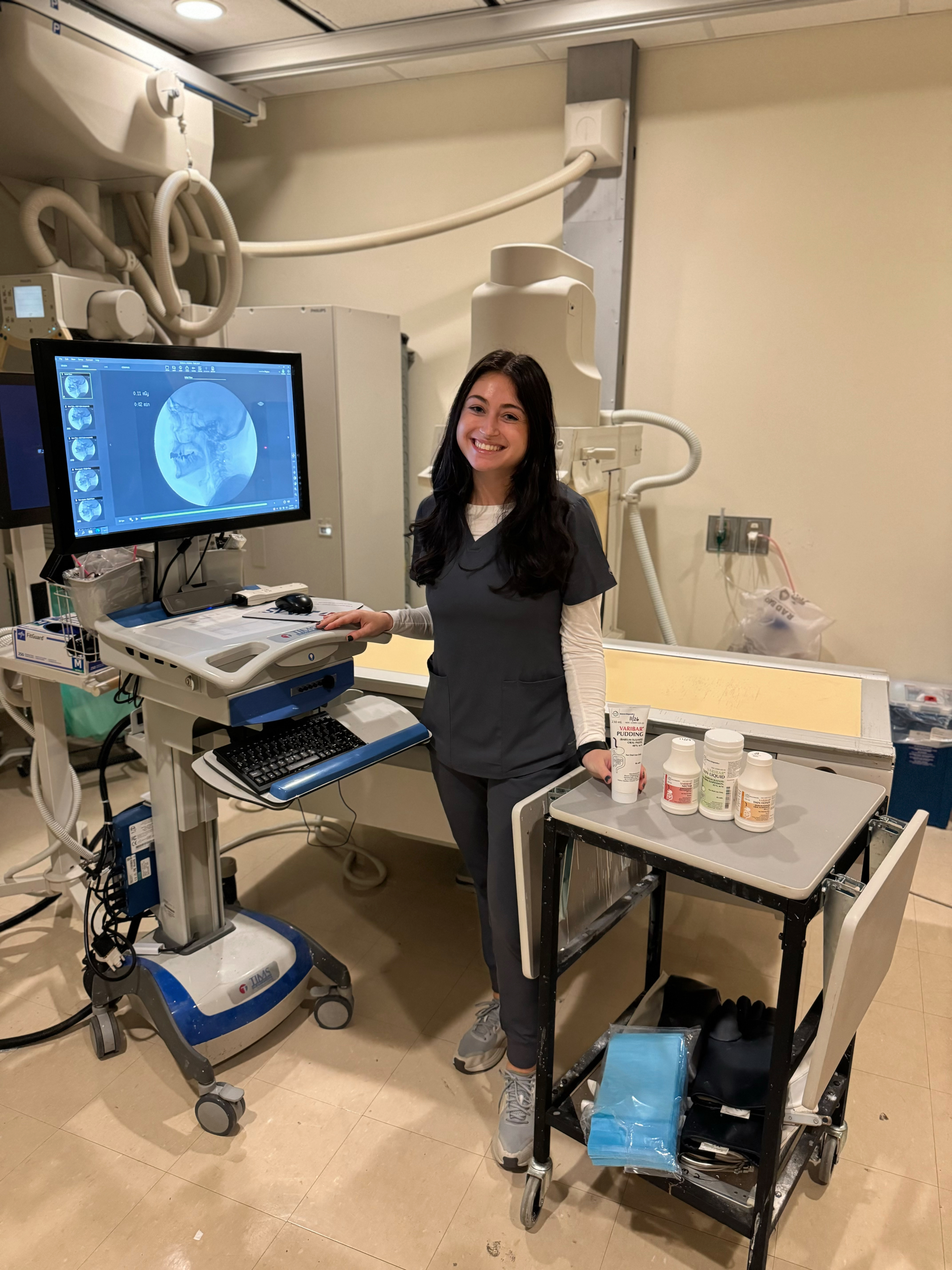 Jenna is patient care room