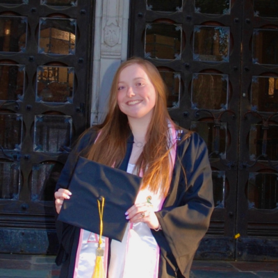 Emma at graduation