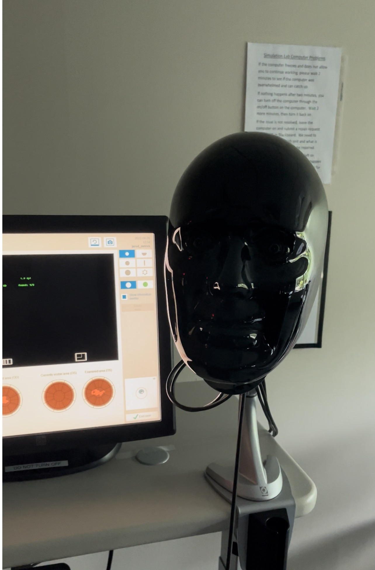 Optometry lab equipment