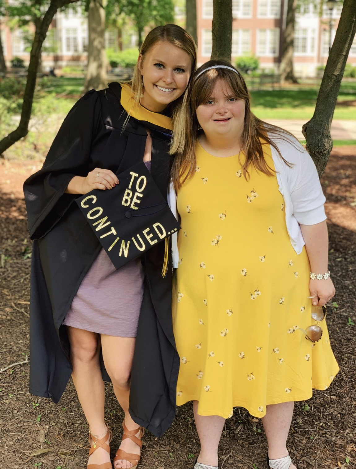 Madison and friend at graduation
