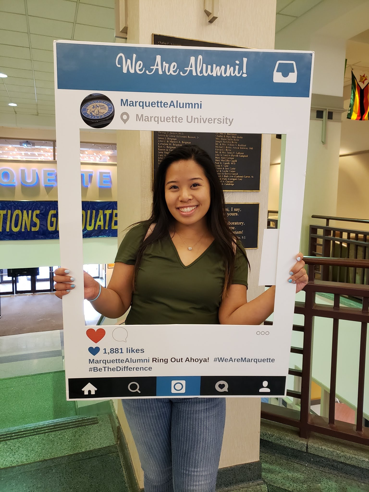 Michelle in an instagram post poster