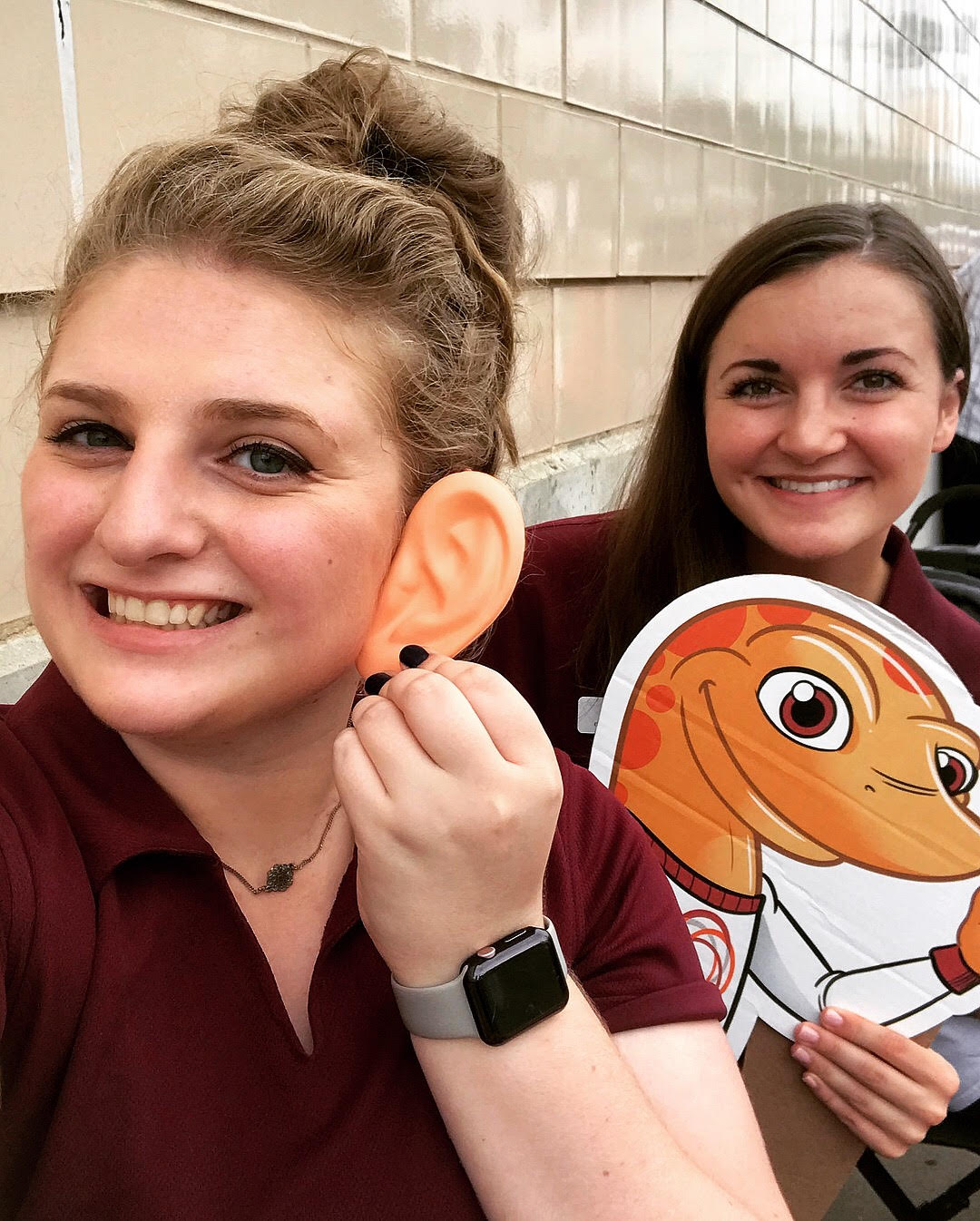 Possinger and friend