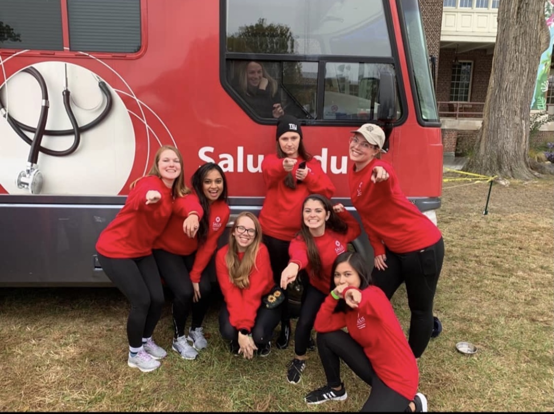 Renee Kochinski and fellow Audiology students