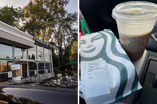 Starbucks picture collage