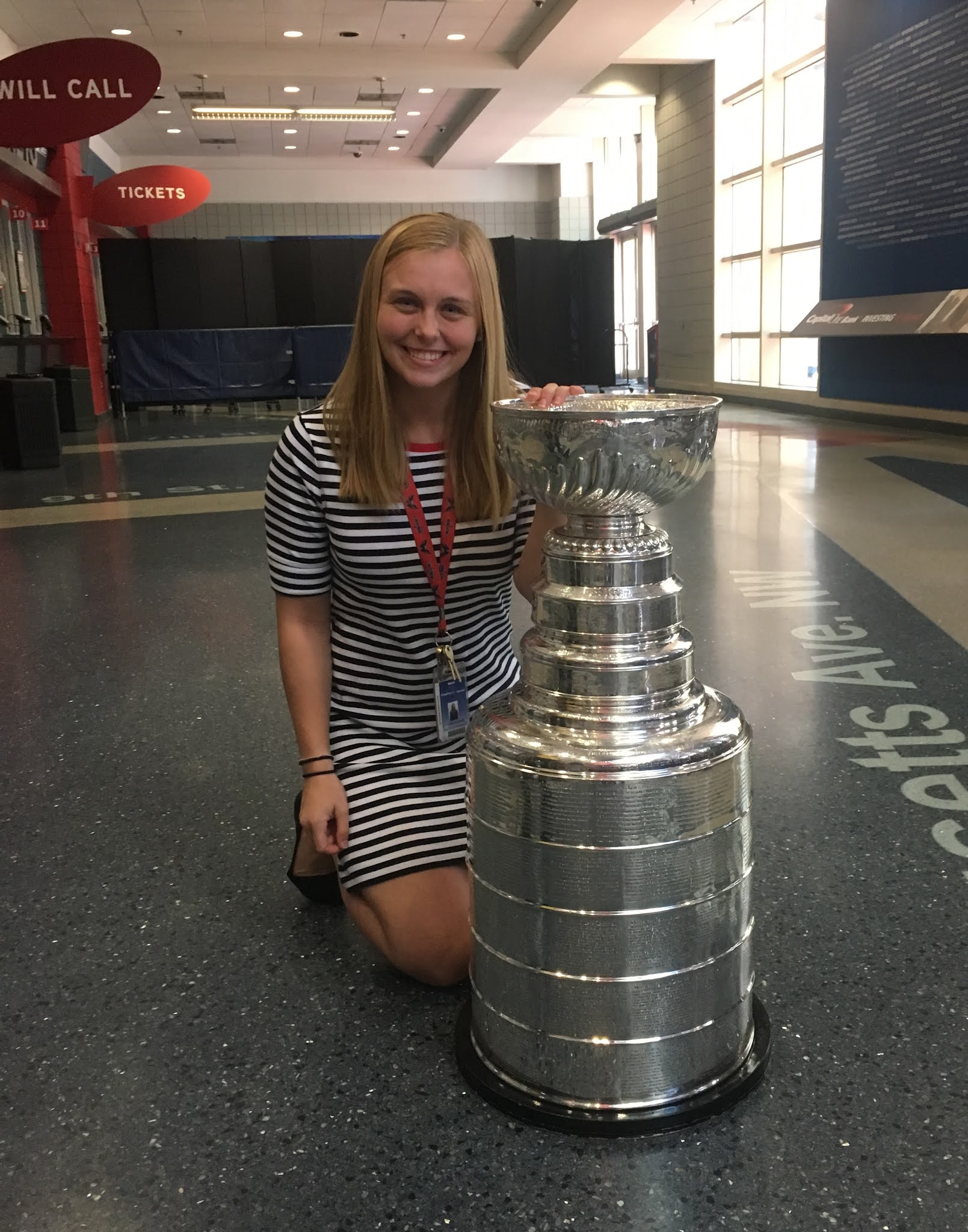Robin with the Stanley Cup